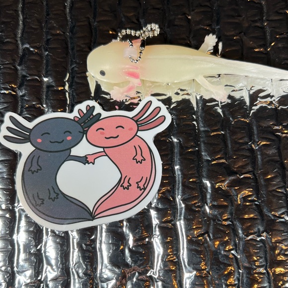 UNITY Axolotl Crazy Trending WaterProof Single Decor Accent Sticker - Picture 2 of 5